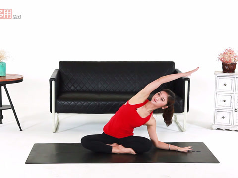 产后侧腰的收紧瑜伽训练